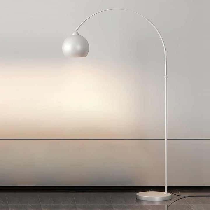 Arc Floor Lamp - Curved with Dome Shade