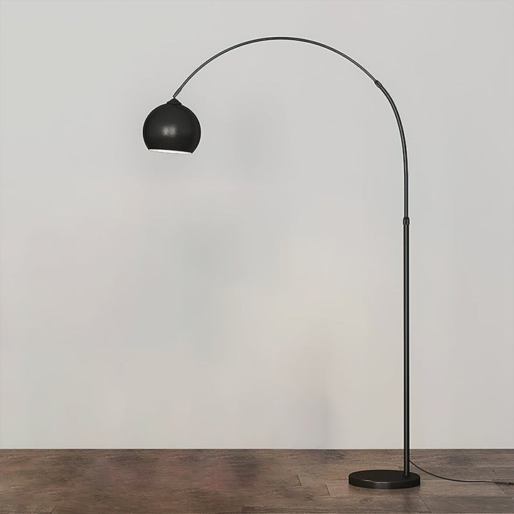 Arc Floor Lamp - Curved with Dome Shade