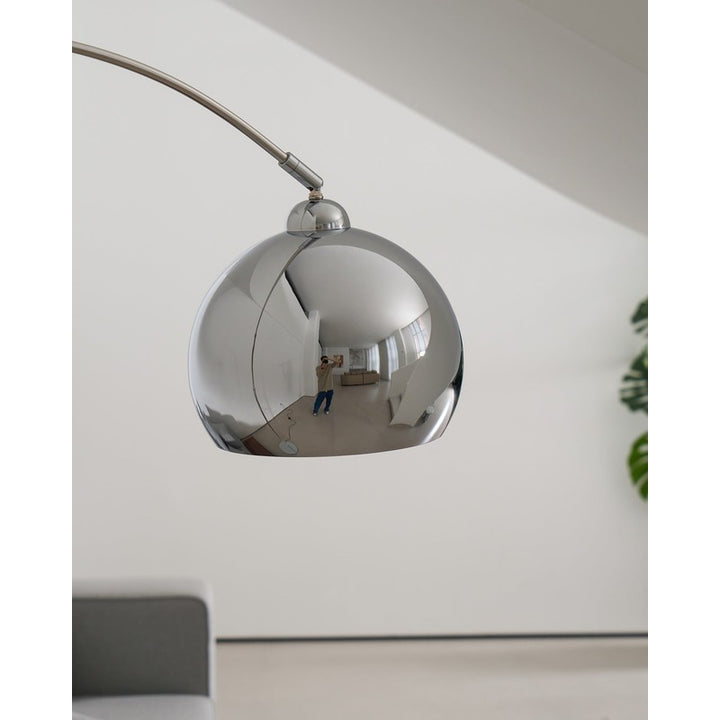 Arc Floor Lamp - Curved with Dome Shade