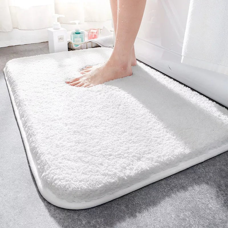 Bathroom Mat - Solid Color Microfiber