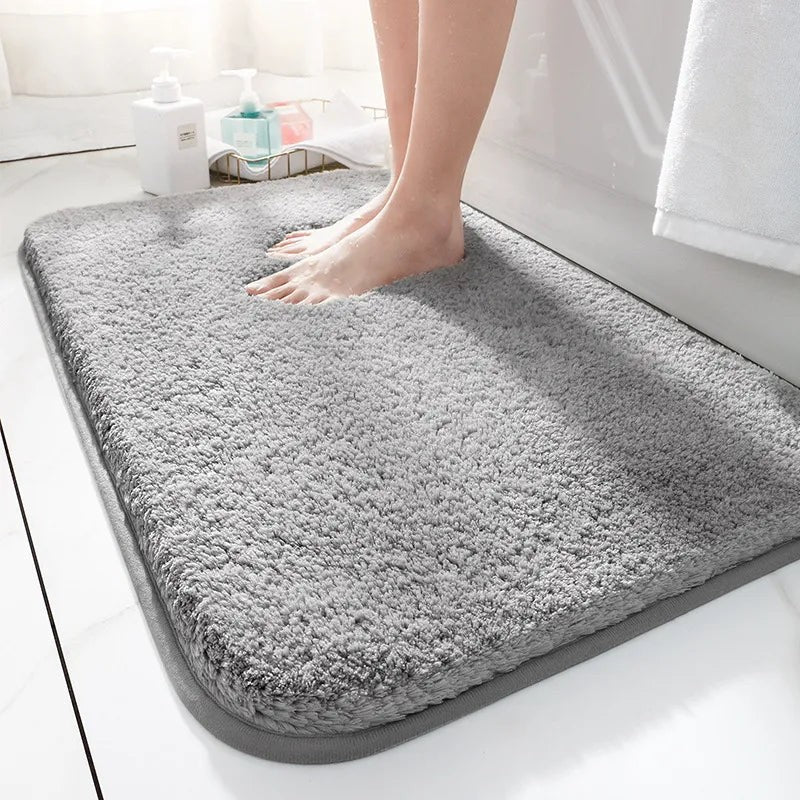 Bathroom Mat - Solid Color Microfiber
