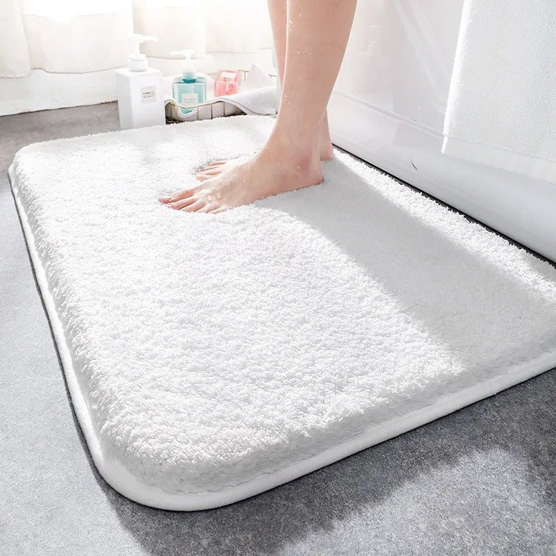 Bathroom Mat - Solid Color Microfiber