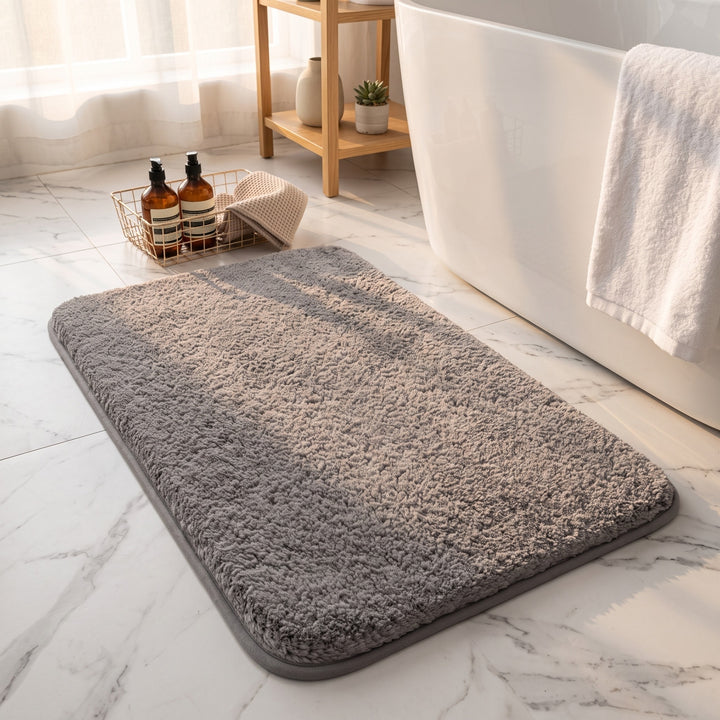 Bathroom Mat - Solid Color Microfiber