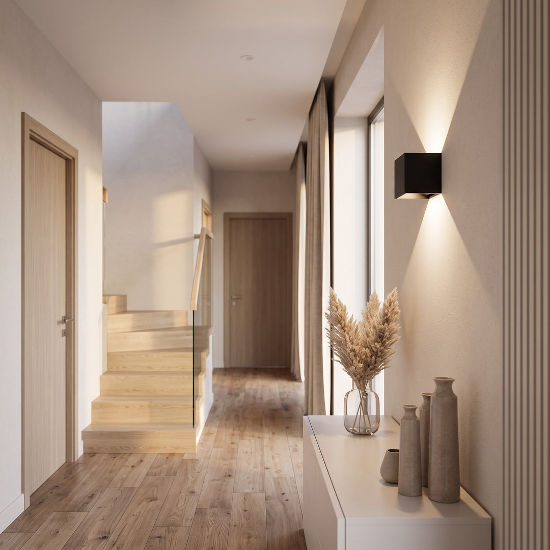 Battery-Powered LED Wall Light with Remote