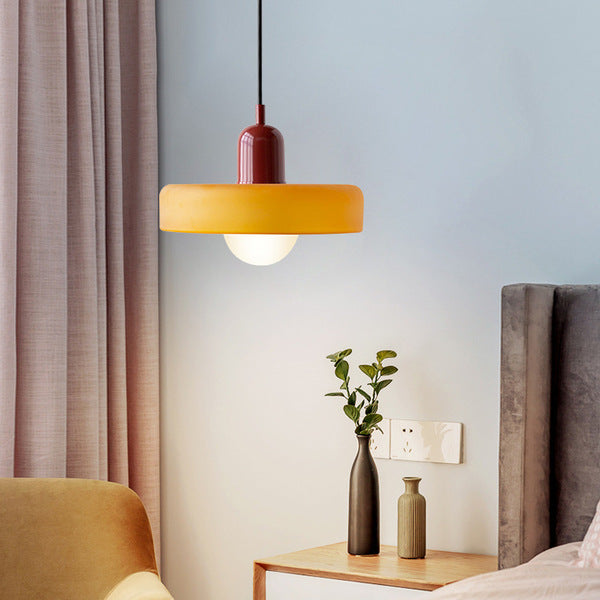 Bauhaus Ring Shade Pendant Light | Colourful Glass Kitchen Pendant