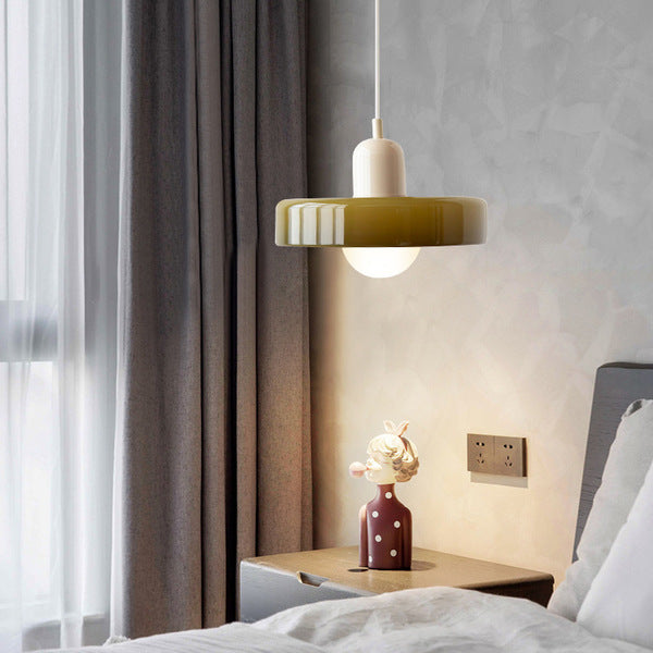 Bauhaus Ring Shade Pendant Light | Colourful Glass Kitchen Pendant