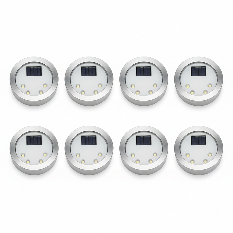 Beacon Solar Deck Lights, Set of 8