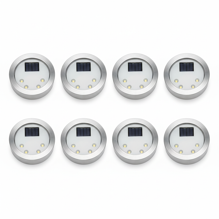 Beacon Solar Deck Lights, Set of 8