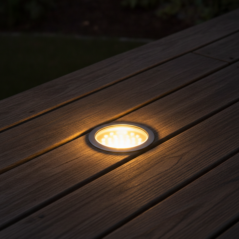 Beacon Solar Deck Lights, Set of 8
