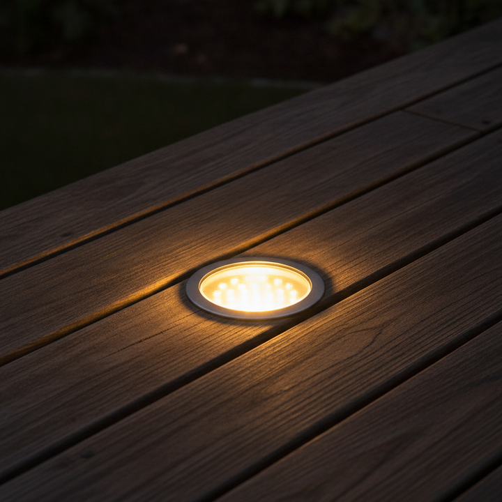 Beacon Solar Deck Lights, Set of 8