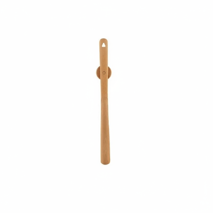 Beech Wood Long Shoehorn | Elegant Magnetic Wall-Mounted Shoehorn
