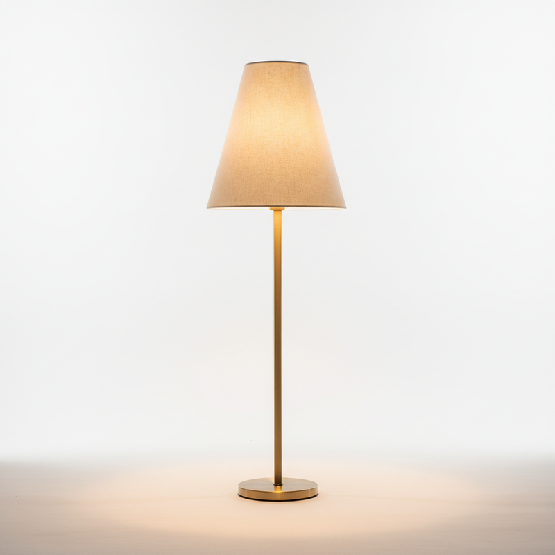 Brindle Brushed Brass Table Lamp