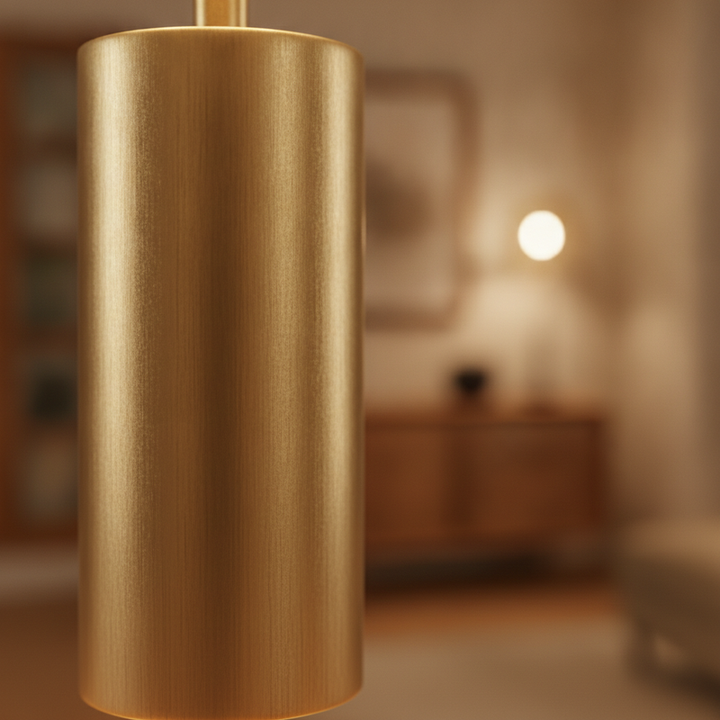 Brindle Brushed Brass Table Lamp