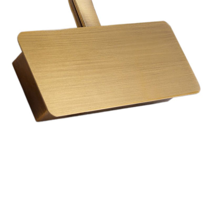Brushed Brass LED Wall Light | Modern Linear Mirror Light