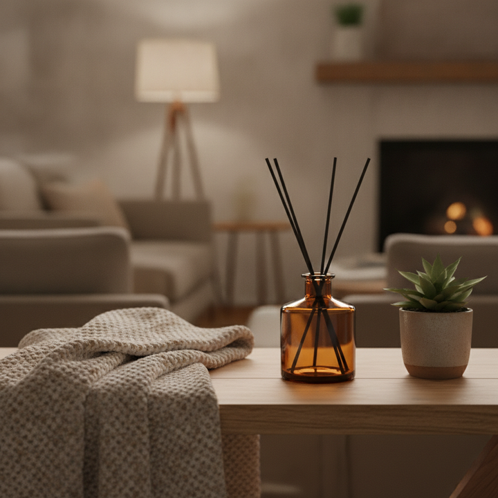 Calm Reed Diffuser, Sandalwood and Amber