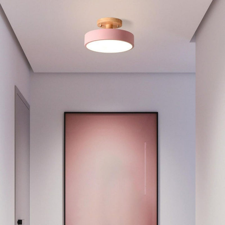 Ceiling Lamp - Scandinavian Drum Shade