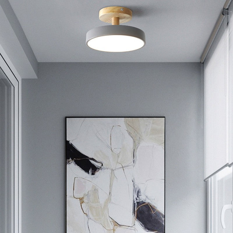 Ceiling Lamp - Scandinavian Drum Shade
