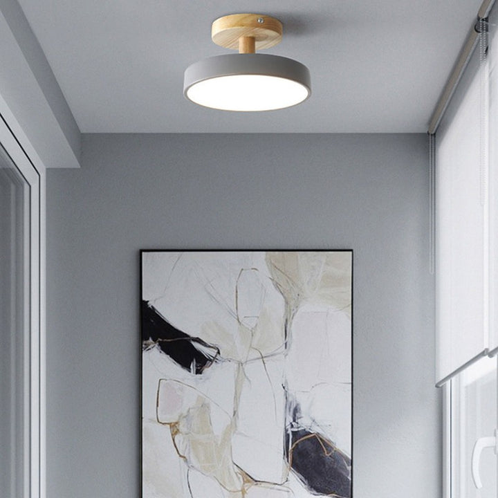 Ceiling Lamp - Scandinavian Drum Shade