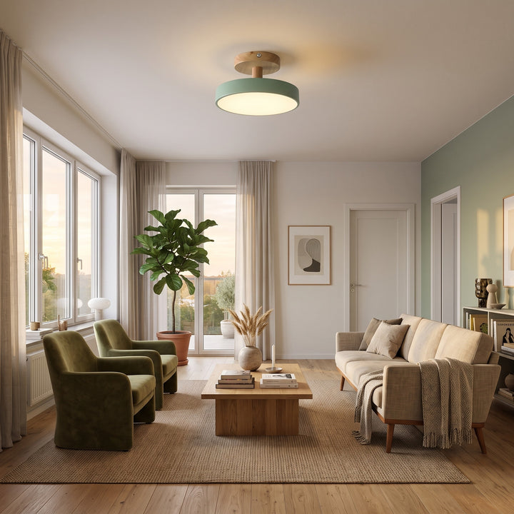 Ceiling Lamp - Scandinavian Drum Shade