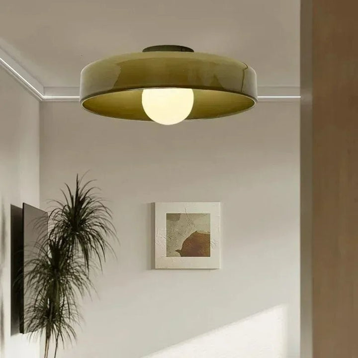 Ceiling Lamp with Bowl Shade
