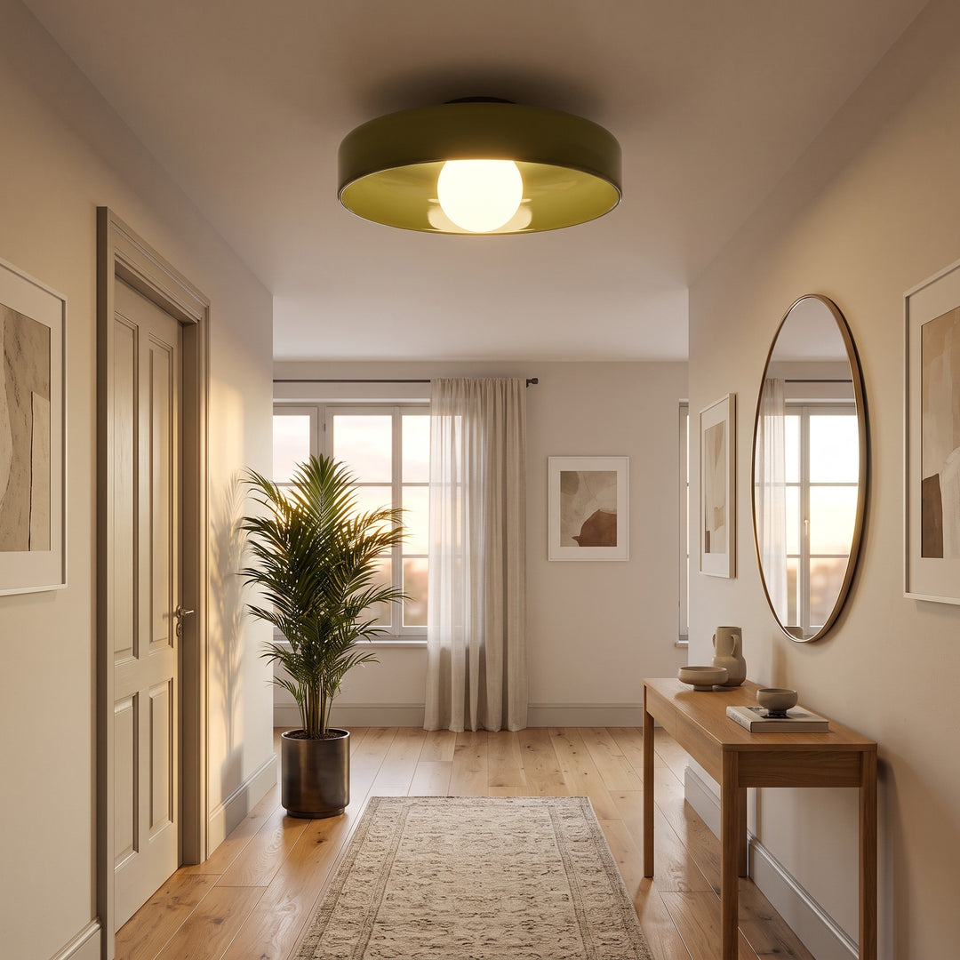 Ceiling Lamp with Bowl Shade