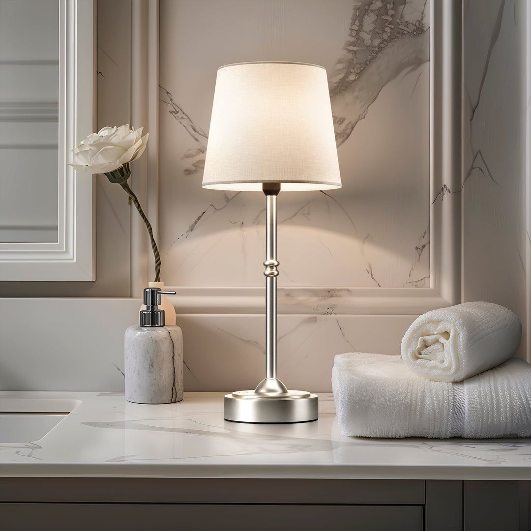 Classic Cordless Table Lamp | Elegant Rechargeable Bedside Lamp