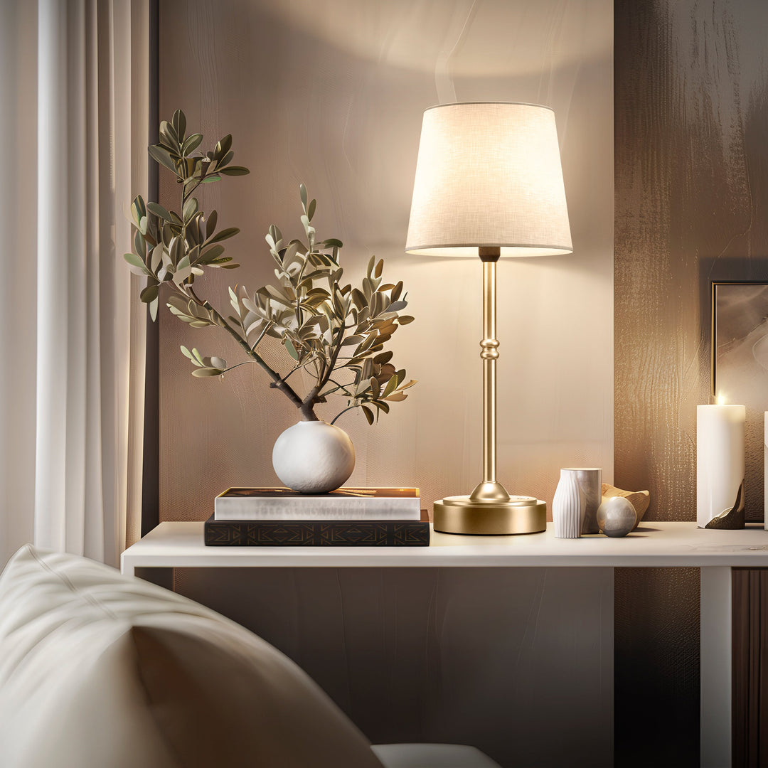 Classic Cordless Table Lamp | Elegant Rechargeable Bedside Lamp