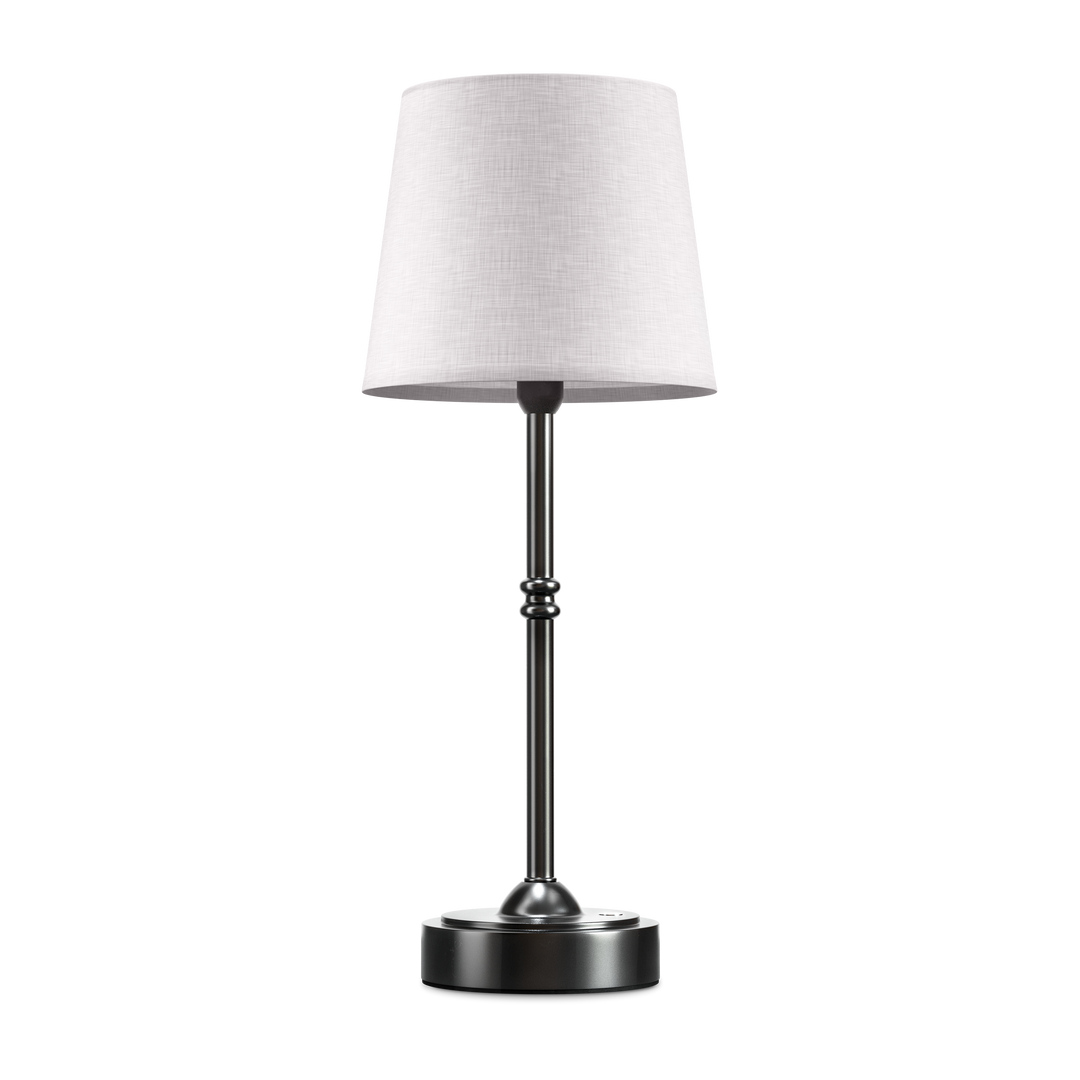 Classic Cordless Table Lamp in Black