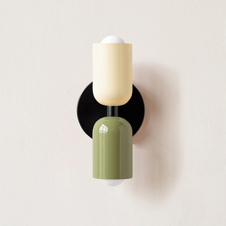 Colourful Double Wall Sconce | Playful Modern Up Down Wall Light