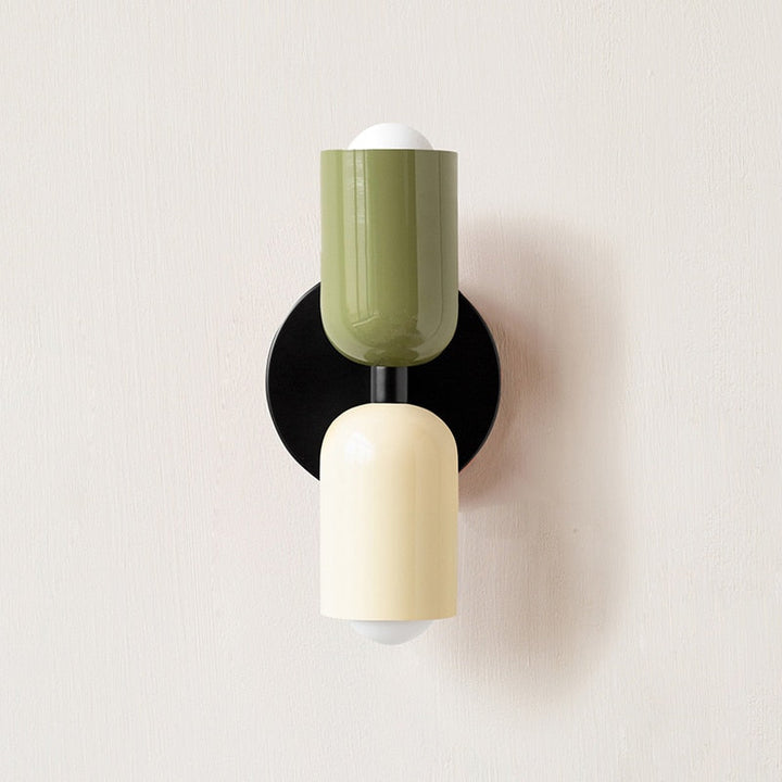 Colourful Double Wall Sconce | Playful Modern Up Down Wall Light