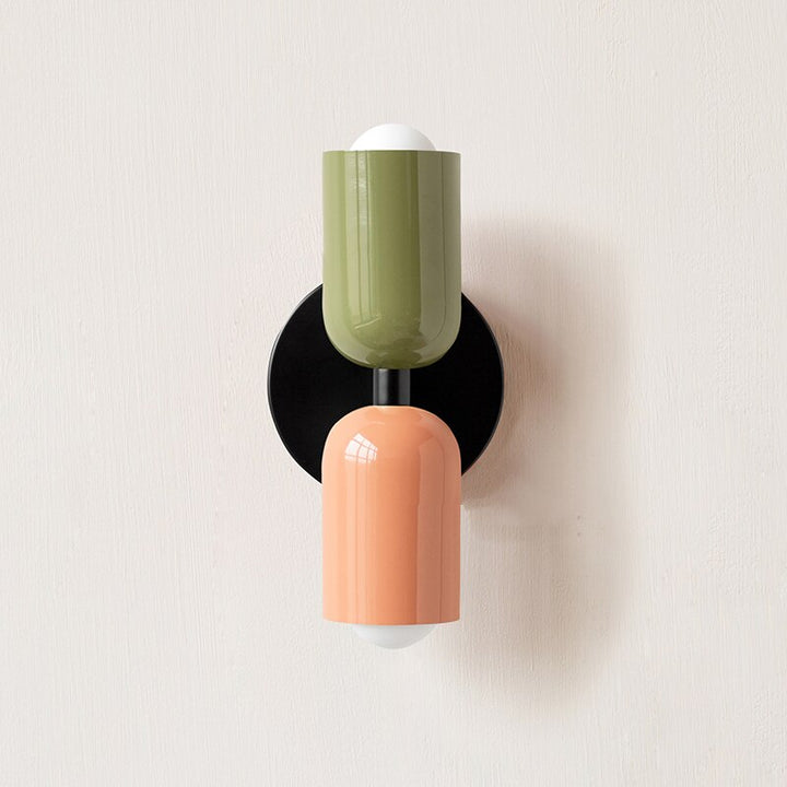 Colourful Double Wall Sconce | Playful Modern Up Down Wall Light
