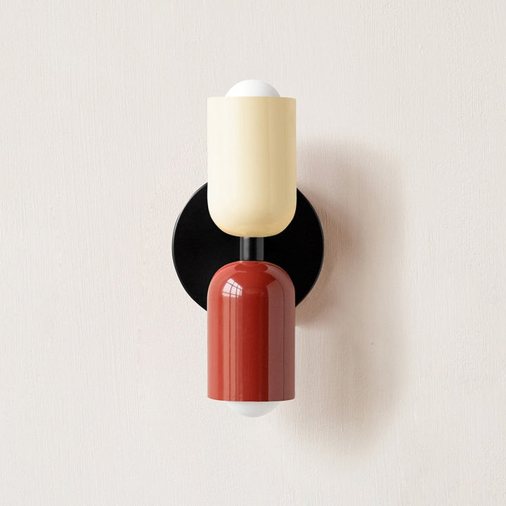 Colourful Double Wall Sconce | Playful Modern Up Down Wall Light