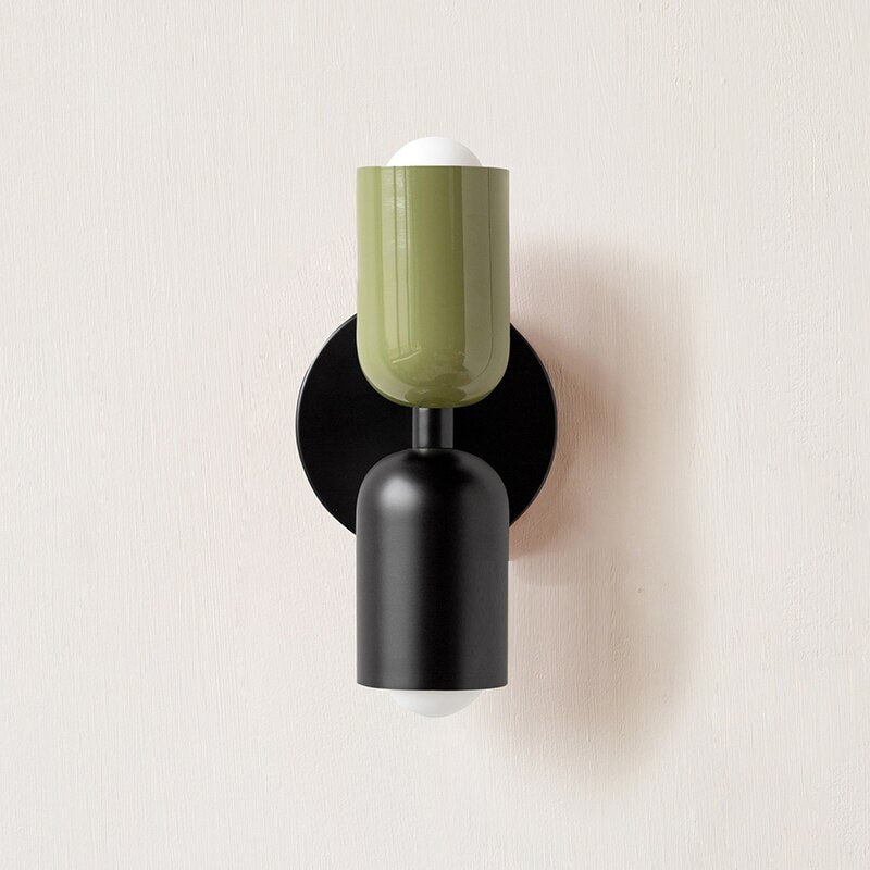 Colourful Double Wall Sconce | Playful Modern Up Down Wall Light