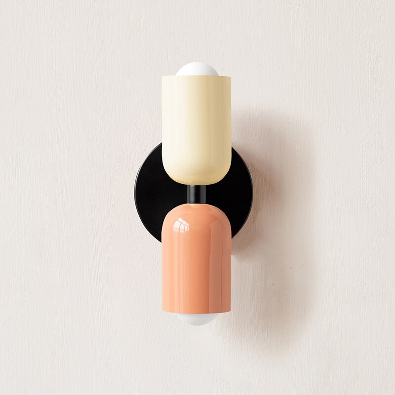 Colourful Double Wall Sconce | Playful Modern Up Down Wall Light