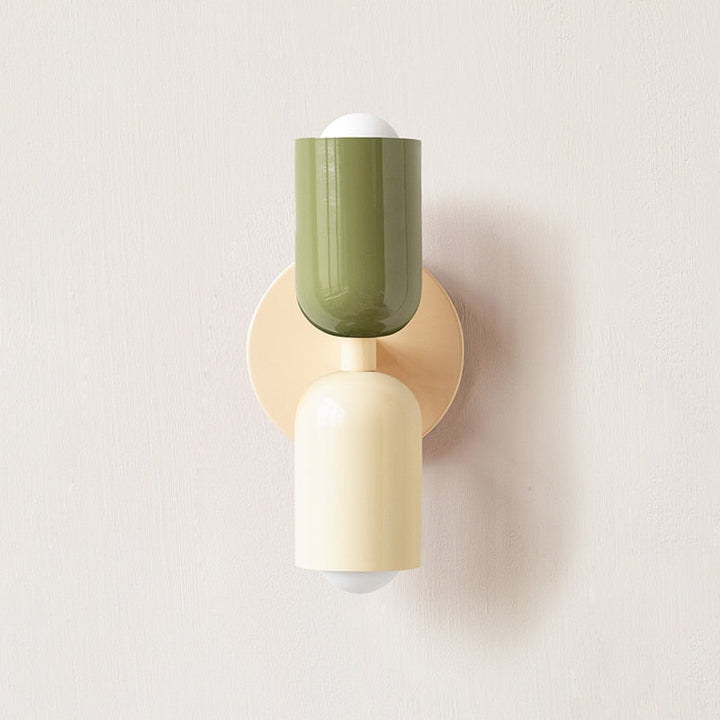 Colourful Double Wall Sconce | Playful Modern Up Down Wall Light