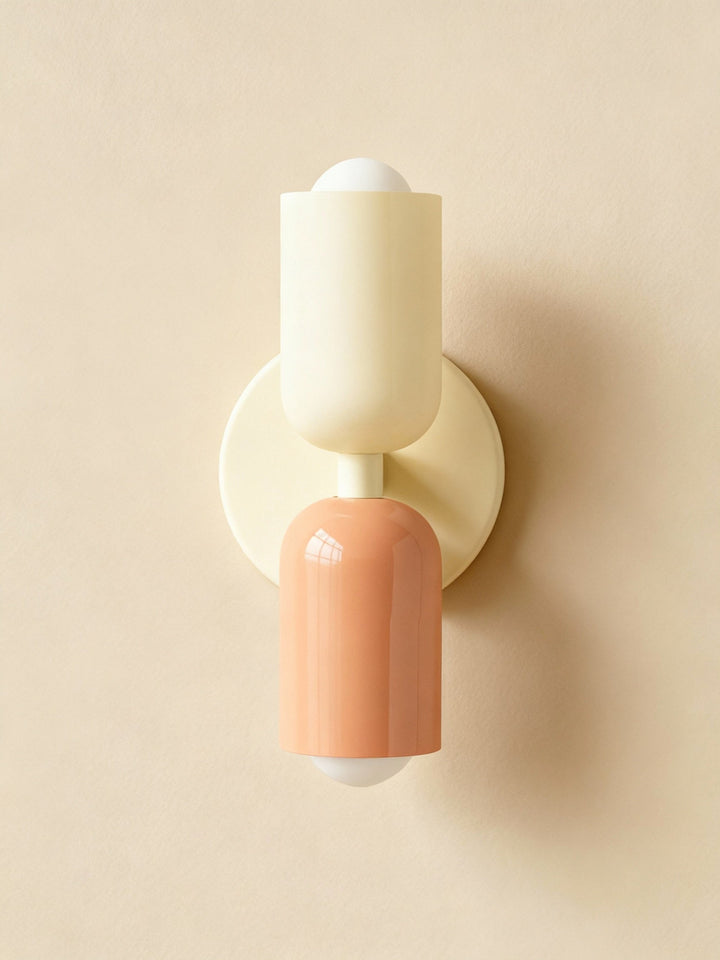 Colourful Double Wall Sconce | Playful Modern Up Down Wall Light