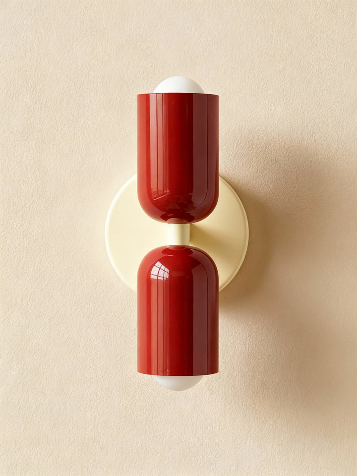 Colourful Double Wall Sconce | Playful Modern Up Down Wall Light
