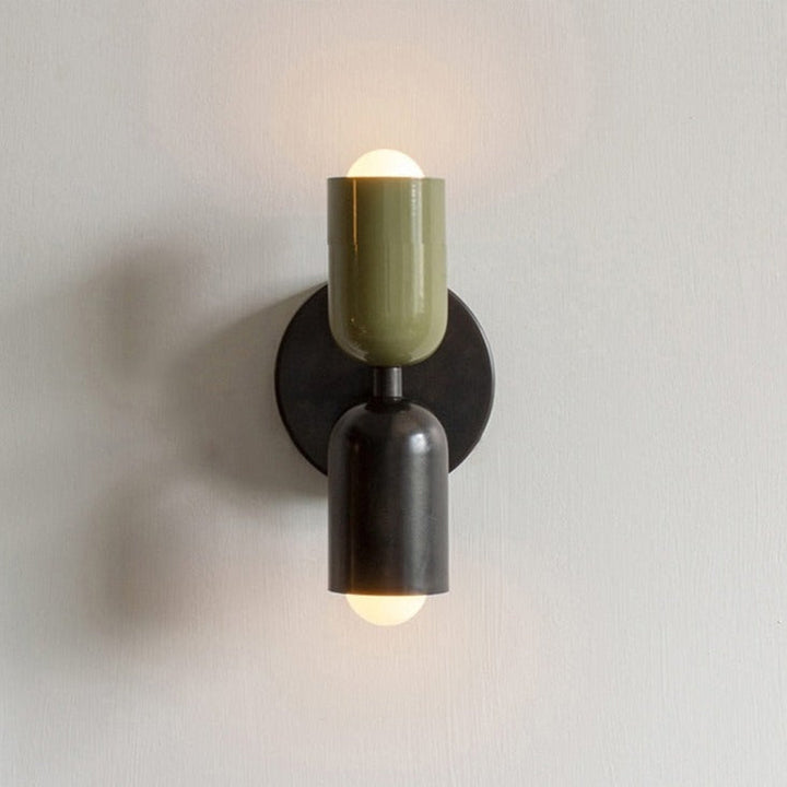 Colourful Double Wall Sconce | Playful Modern Up Down Wall Light