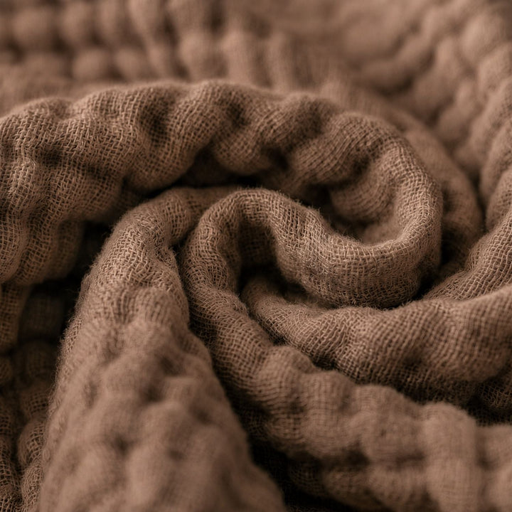 Cotton Muslin Blanket | Breathable Six-Layer Gauze Throw