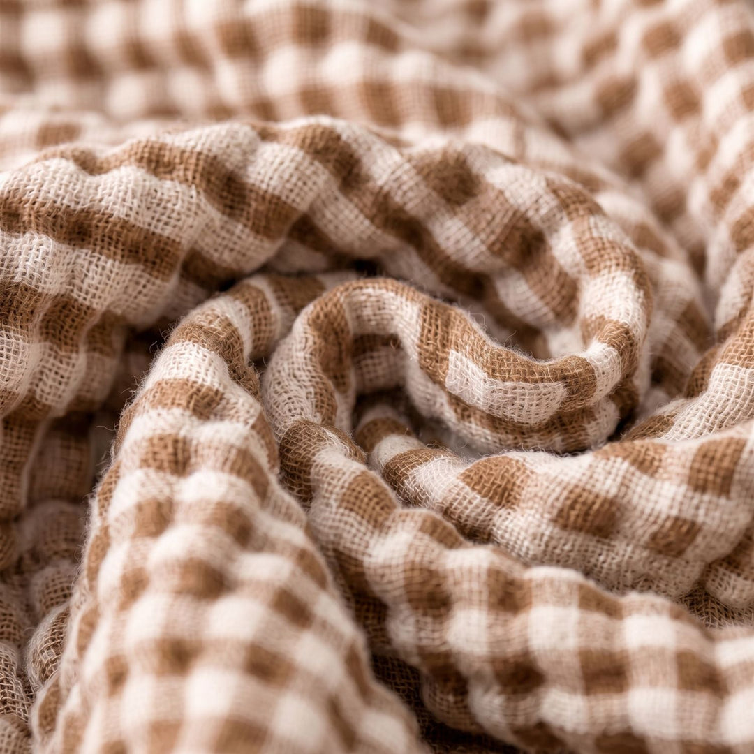 Cotton Muslin Blanket | Breathable Six-Layer Gauze Throw