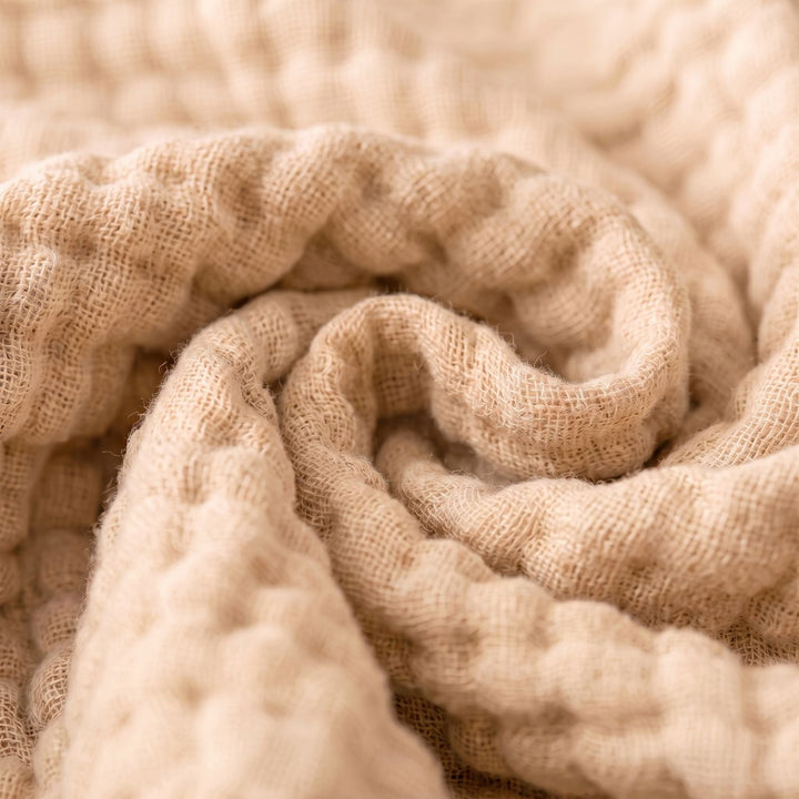 Cotton Muslin Blanket | Breathable Six-Layer Gauze Throw