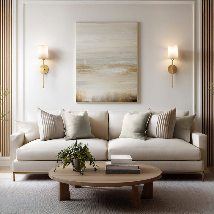 Cylinder Shade Wall Sconce | Slim Wireless Stick-On Wall Lights