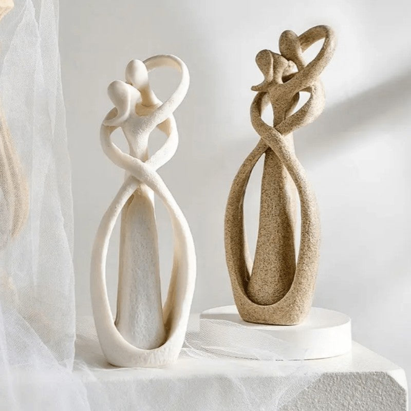 Decorative Sculpture - Abstract Embracing Figures