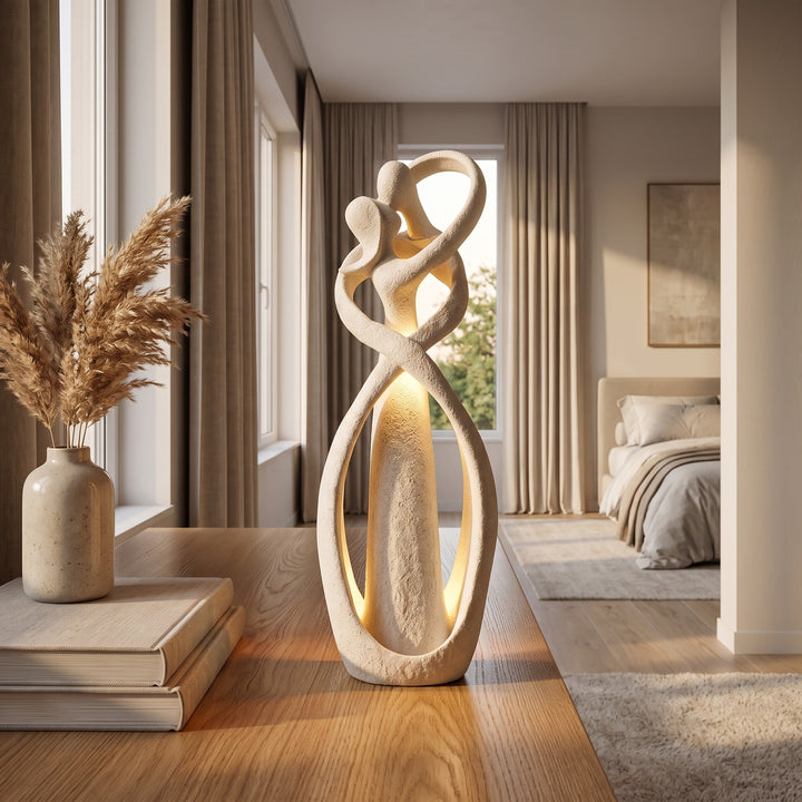Decorative Sculpture - Abstract Embracing Figures
