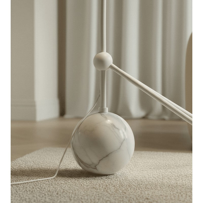 Floor Lamp with Arc - Adjustable LED Light