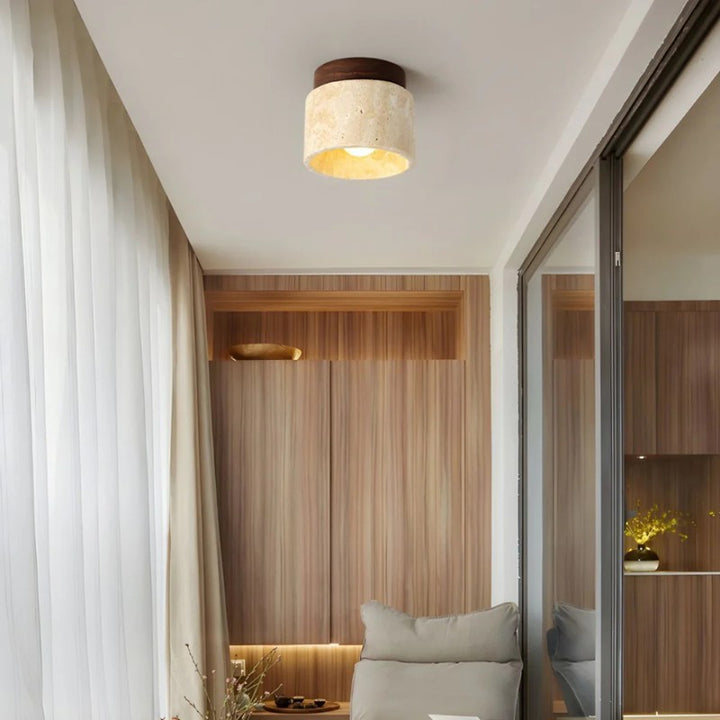 Flush Mount Ceiling Lamp - Cylindrical Shape