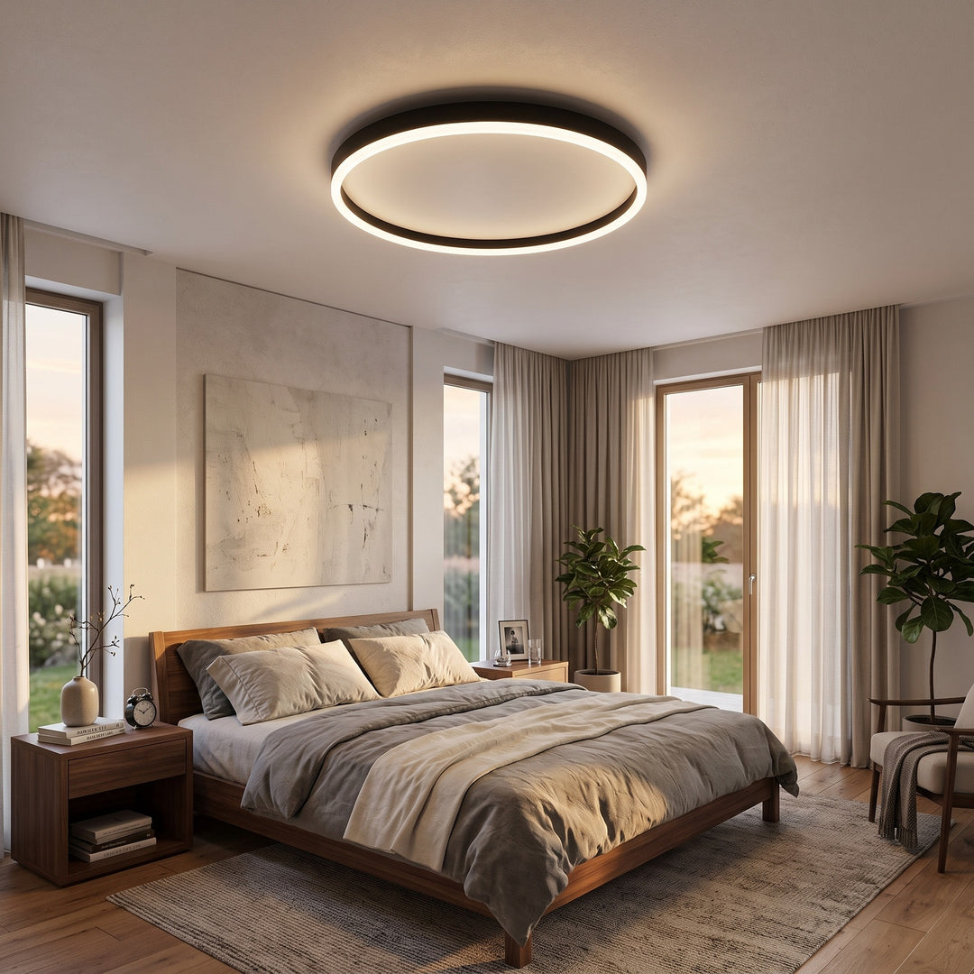Flush Mount Ceiling Lamp Round Panel