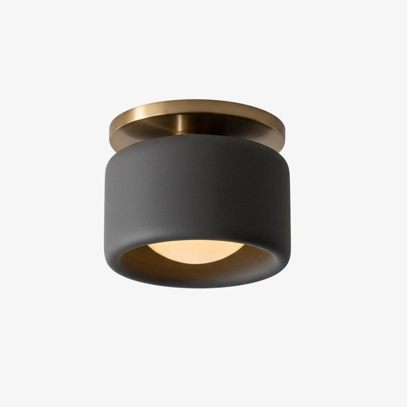 Flush Mount Ceiling Light - Modern Drum Shade