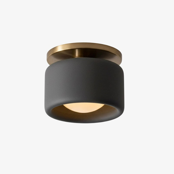 Flush Mount Ceiling Light - Modern Drum Shade
