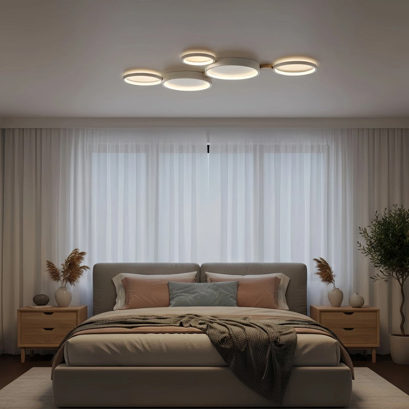 Flush-mount Ceiling Light - Multi-Head Round Cluster